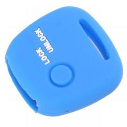 Silicone Rubber Car Key Case For Mazda Suzuki Fit Toyota 1 Button Skin Silica Gel Remote Key Cover Protect Jaket Car Styling
