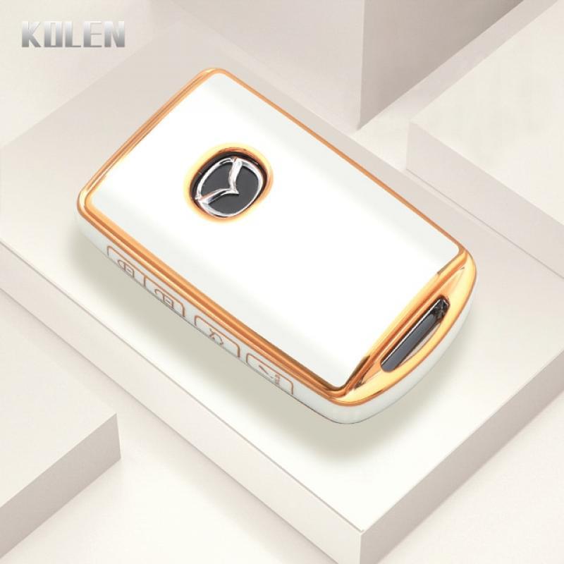 New TPU Car Key Case Cover Shell For Mazda 3 Alexa CX30 CX-4 CX5 CX-5 CX8 CX-8 CX-30 CX9 CX-9 Protector Keyless Fob Accessories