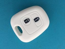 Pusakieyy 1Pc Of New Silicone Case For Peugeot 206 307 207 408 For Citroen C2 C3 C4 For Toyota Aygo Soft Silicone 2 Button Key