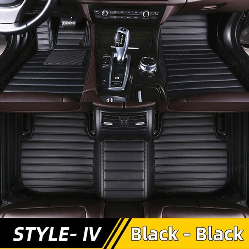 Custom Car floor mats for AUDI Q7 (Seven Seats) 2016 2017 2018 2019 auto foot Pads automobile carpet cover interior accessories