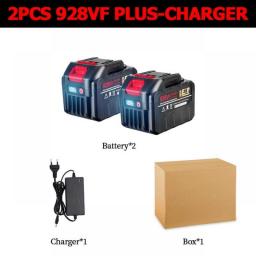 388VF Plus 928VF Plus Lithium Battery With LED Display 30000mAh 22500mAh Li-lon Battery Rechargeable For Makita 18V Power Tool