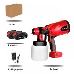 800ML Electric Spray Gun Handheld Cordless High Power Electric Paint Sprayer Home DIY Easy Spraying For Makita 18V Battery