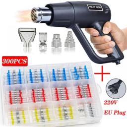 Multi-functional Heat Gun Thermoregulator For Shrink Wrapping, Soldering And Drying - 2000W Industrial Electric Hot Air Gun
