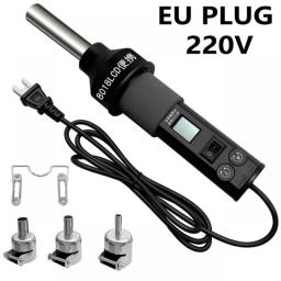 LCD Digital Heat Hot Air Gun Desoldering Soldering Solder Station Adjustable IC SMD BGA SAIKE Thermal Dryer For Soldering EU/US