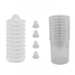 GTBL Disposable Paint Cup 600CC Disposable Paint Cup Spray Cup Paint Mixing Tank Type H/O Quick Disposable Cup Spray