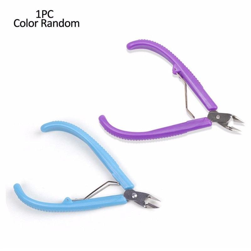 New 1PC DIY Diagonal Pliers Wire Side Flush Cutter Cutting Electric Shears Pliers 3D Metal Assembly Model Tool Random Color