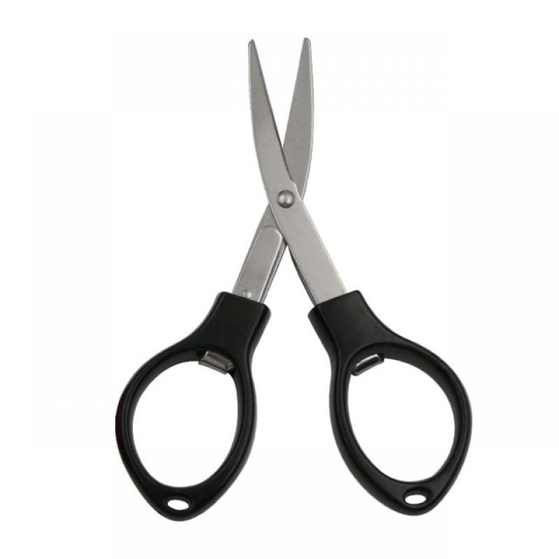 Multifunction 8 words fold scissors plastic handle stainless steel student stationery handmade crafts diy kids tool