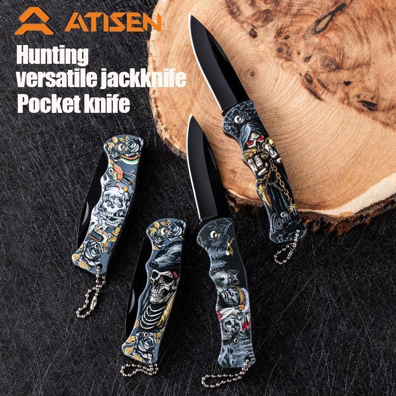 Stainless Steel Folding Knife Fillet Knife fishing boat fishing accessories with PP Handle Easy To Carry Camping Meat Cutting