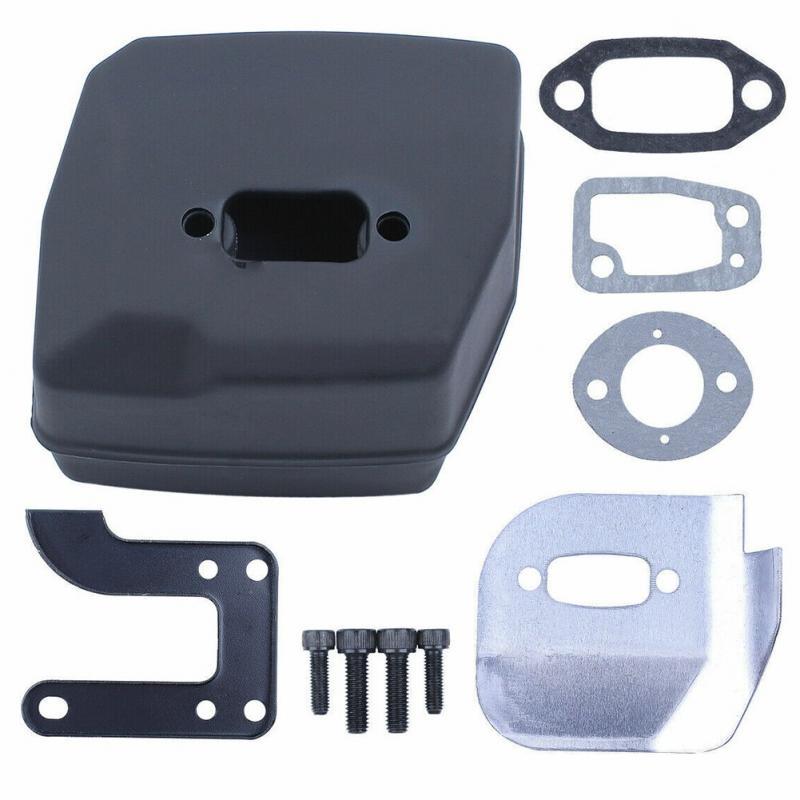 Silencer For Husqvarna Ported 61 268 272 272XP 268K 272S Exhaust Muffler Deflector Kit Deflector Bolts Garden Tool Parts