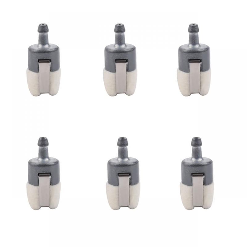 6pcs 125-527 Fuel Filter for ECHO String Trimmer SRM210 GT200 SRM225 SRM210 SRM2100 GT225 PAS225 PB200 Fit Chainsaw Brush Cutter