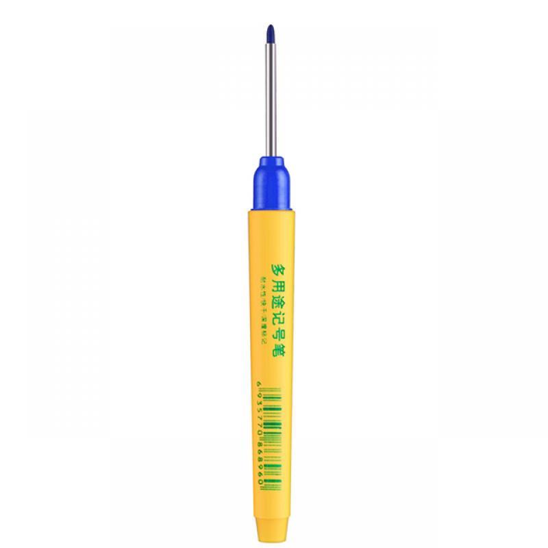 33mm Marking Pen Waterproof and Colorfast Ceramic Tile Wood Metal Deep Hole Long Head Marking Pen Woodworking Electrician Tools