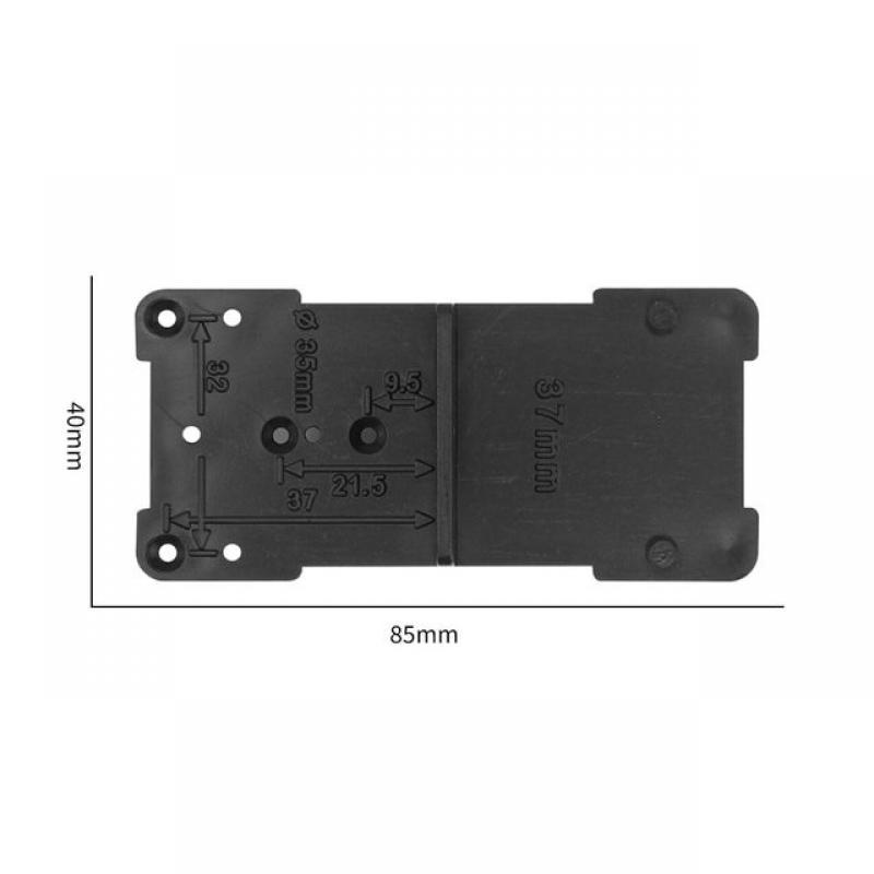 Hinge Hole Drilling Guide Plastic 35mm 26mm 40mm Punch Opener Locator for Cabinets Installation DIY Template Woodworking Tools