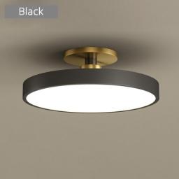 Nordic Bedroom Lamp Creative LED Ceiling Lights Simple Modern Macaron Round Warm Romantic Room Minimalist Cloakroom Study Lamps