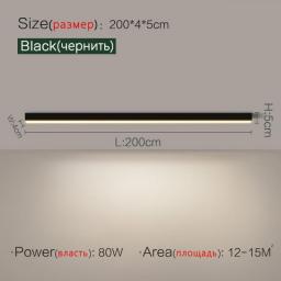 Long Strip Surface Mounted Ceiling Lights Nordic Modern Aisle Balcony Bedroom Dining Room Living Room Ceiling Lamp LED Indoor