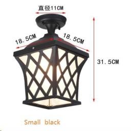 European Balcony Waterproof Dome Lamp Villa Courtyard Corridor Garden Grape Shelf Pavilion Lamp