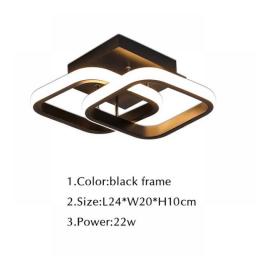Led Ceiling Light Modern Ceiling Chandelier Living Room  Led Panel Ceiling Lights Fixture Bedroom Kitchen Home Decor Lighting