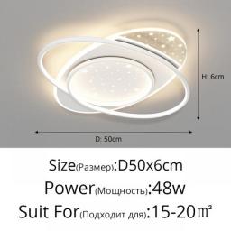 Simple Bedroom Round Led Ceiling Lamp Nordic Modern Atmosphere Home Light Luxury Living Room Study Room Indoor Lighting Fixtures