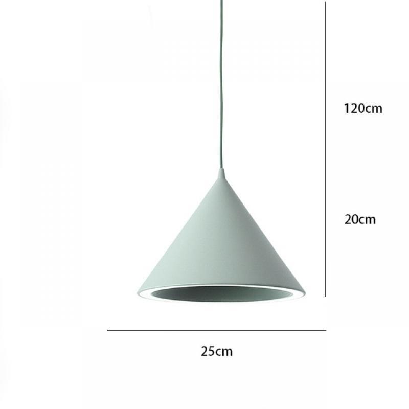 Nordic restaurant bar table lamp led modern simple three head Makaron lamp three head dining room pendant lamp