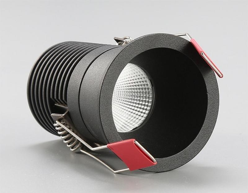 Mini LED Downlight COB 7W 5W 3W Dimmable 110V 220V Recessed Spotlight 24° White and Black Ceiling Lamp For Wine Cabinet Light