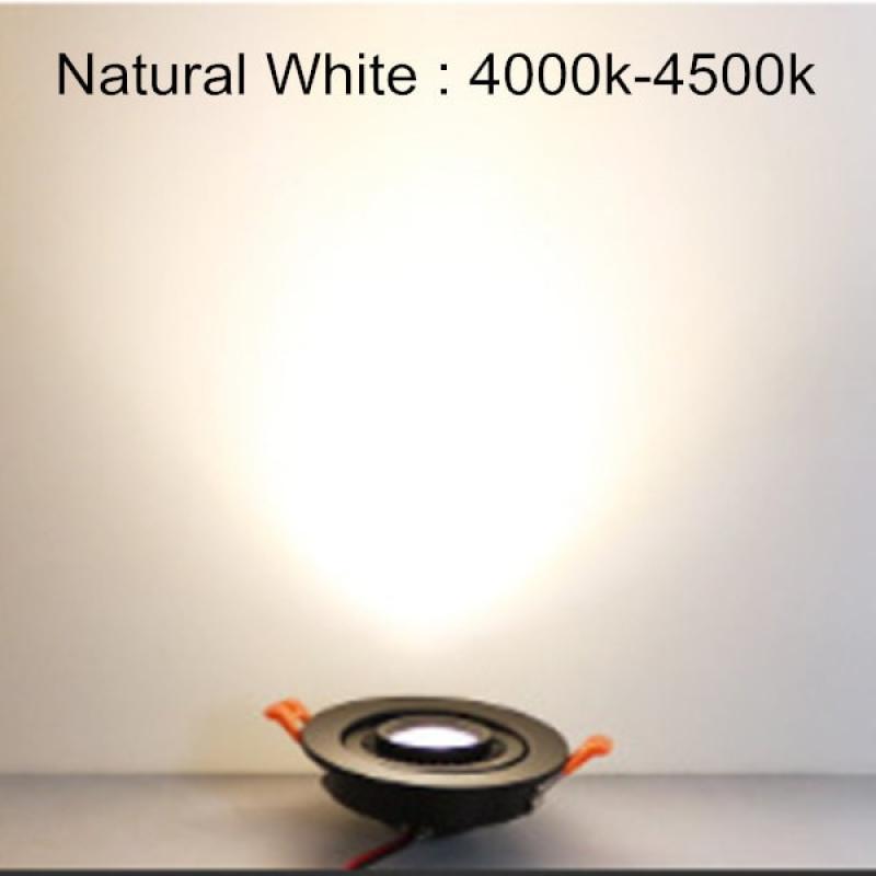Recessed LED Downlight 360° Rotatable Ceiling Spot Down light Mall House Hall Ceiling Lamp Aluminum 3000K 4000K 6000K Dimmable