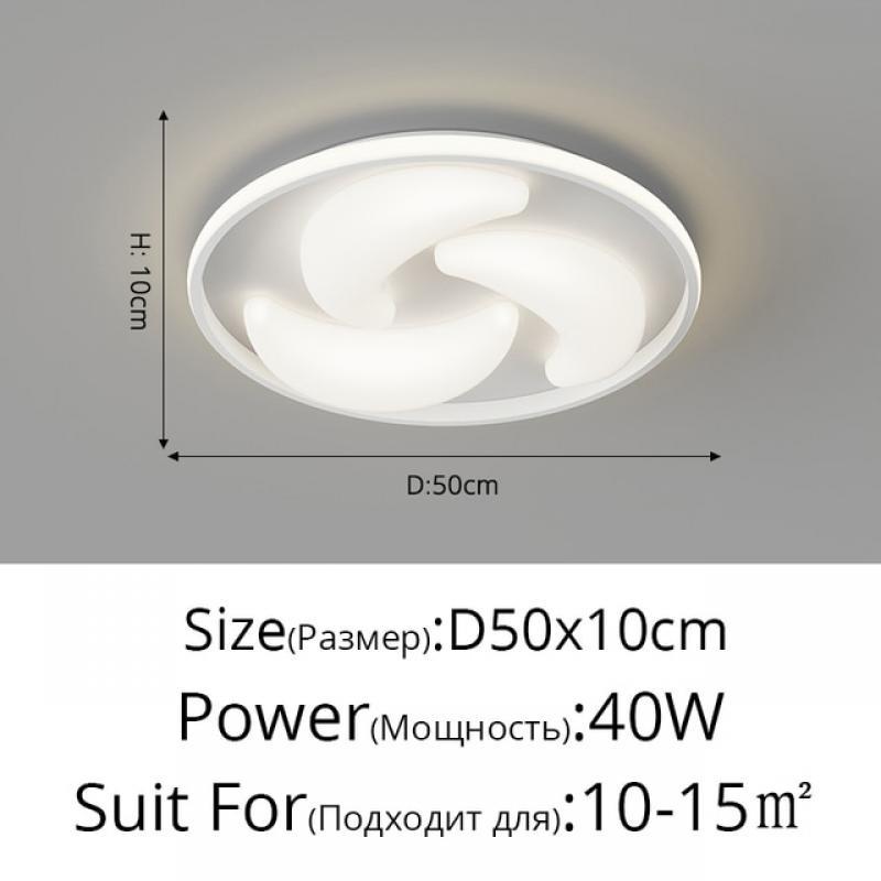 Creative Master Bedroom Lamp Simple Modern Living Room Chandeliers Round Led Ceiling Lamp Minimalist Dining Room Study Room Lamp