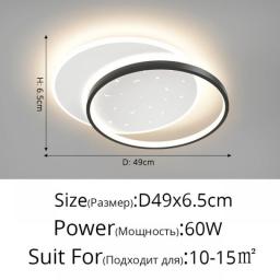 New Modern LED Chandeliers Living Room Bedroom Ceiling Lamp Hallway Balcony Ceiling Chandelier Lights Indoor Lighting Fixture