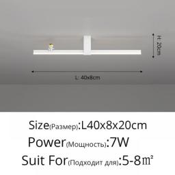 Black White Led Chandelier For Aisle Ceiling Mounted Bedroom Living Study Dinning Room Modern Indoor Lighting Home Decor Lustres