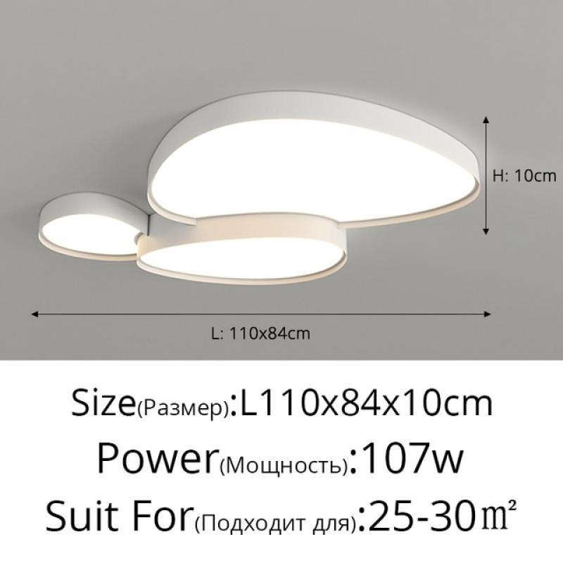 Nordic Modern LED Chandeliers Hanging Lamps For Bedroom Living Room Cloakroom Personality Splicing Creative Design Light Fixture