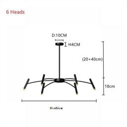 Luxury Modern LED Ceiling Chandeliers For Living Room Bedroom Indoor Lighting Table Lamp Gold Black Creative Design Home Decor