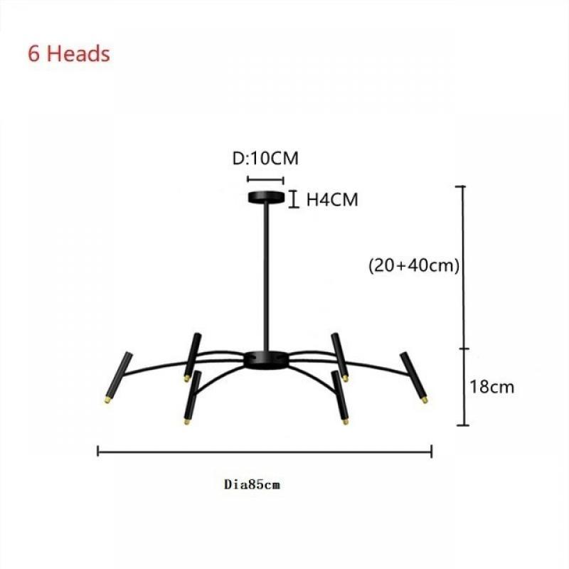 Luxury Modern LED Ceiling Chandeliers For Living Room Bedroom Indoor Lighting Table Lamp Gold Black Creative Design Home Decor