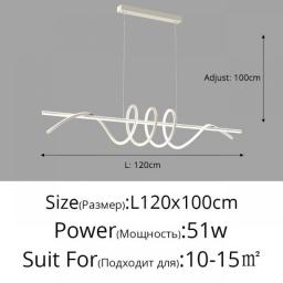 2023 Modern Circle Around LED Chandeliers Indoor Lustre Lamps For Bedroom Dinning Living Study Room Loft Cloakroom Home Decor