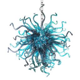 GIRBAN Hand Blown Glass Chandeliers Ball Shape LED Hanging Lamps Luxury Indoor Chandelier Ceiling Lighting Hanging Fixtures Lamp