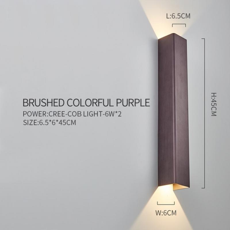 LED Wall lamps Indoor Background Modern Lights Corridor Aisle Bedroom Bedside Wall Light Lighting Decoration Sconce Led Lamp
