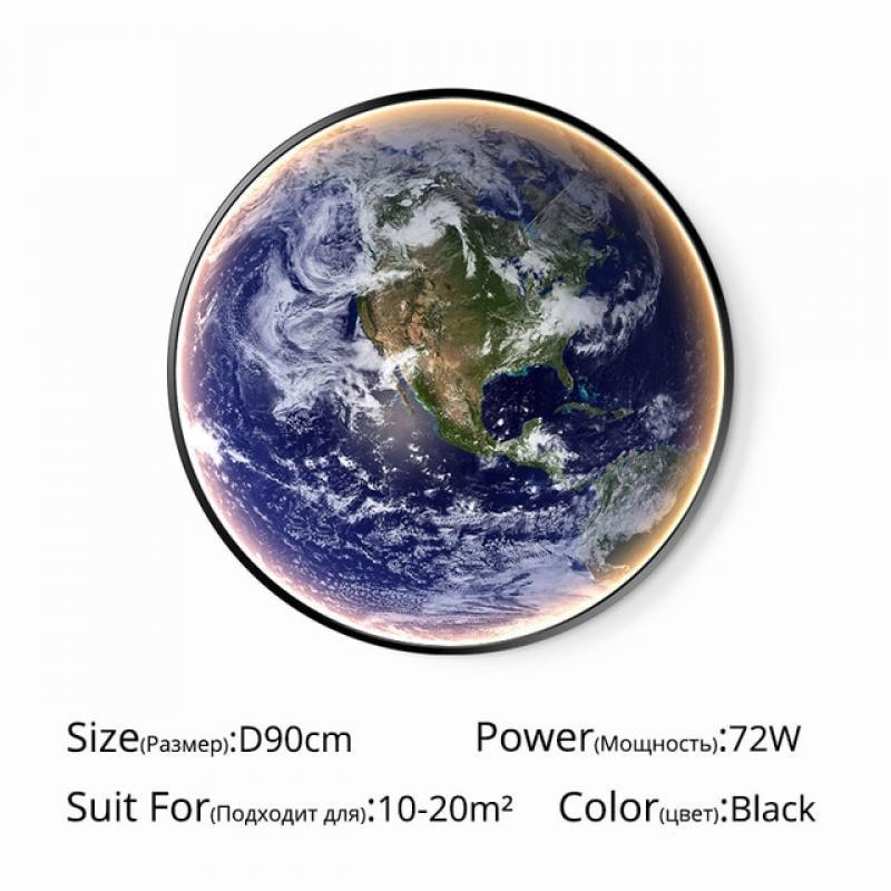 Nordic Mural Lamp Model Room Exhibition Hall Aisle Corridor Background Wall Art Decoration Moon Wall Lamps Bedroom Bedside Lamp