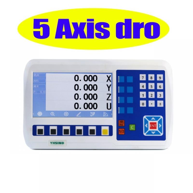 2 3 4 5 Axis Digital Readout Dro BIG LCD Display 7'' Large Screen 13 Language DB9 TTL Signal YH800-2V YH800-3V YH800-4V YH800-5V
