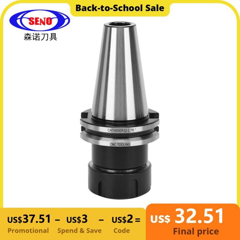 SENO CAT40 ER16 ER20 ER32 US Standard High Precision Tool Holder CNC Milling Machine Center Collet Chuck Pull Stud Handle Shank