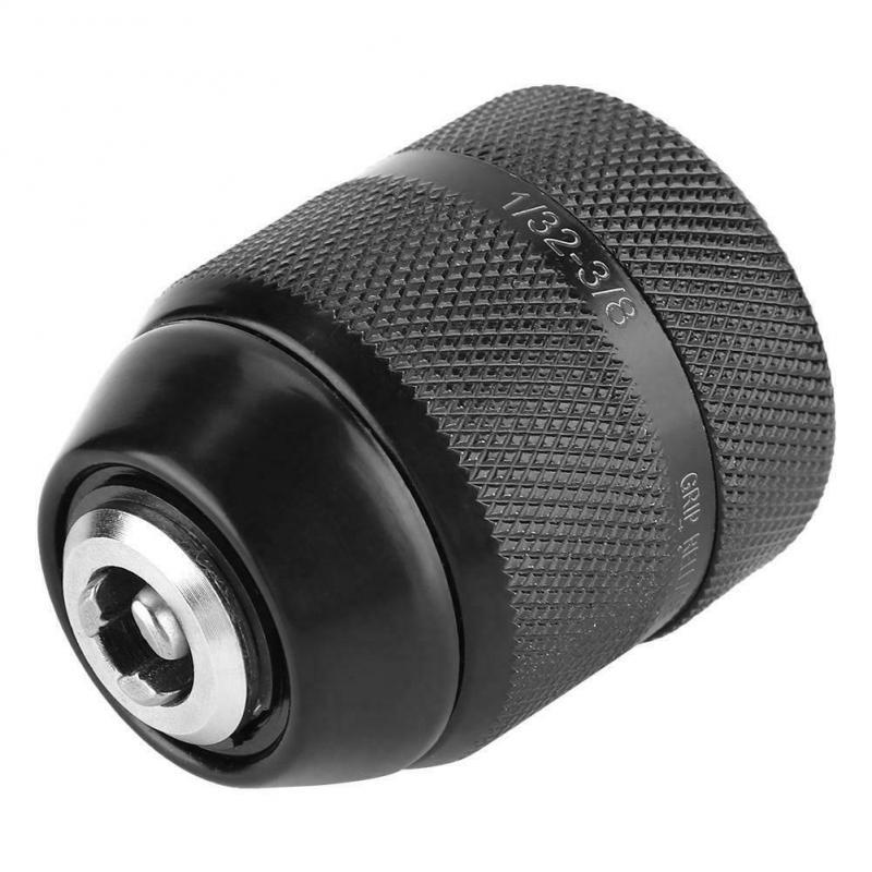 0.8mm-10mm Keyless Drill Chuck 3/8-24UNF Mount Self-tighten Chuck For Hand Electric Drill SDS Female Adaptor