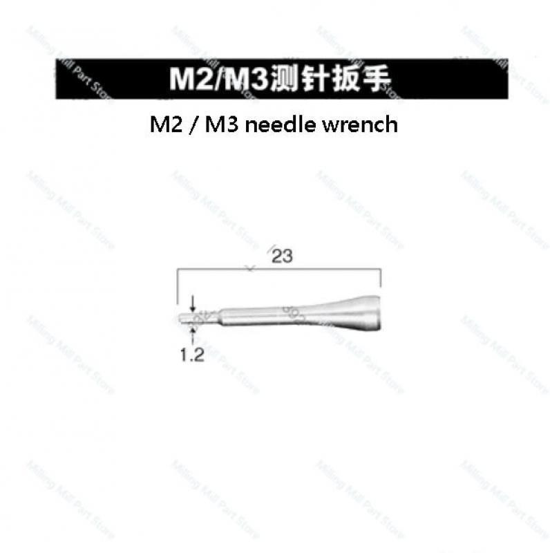 CMM Touch Probe Stylus 0.5-6mm Dia Rubine Ball Tungsten Carbide Stem M3 Tool Touch Probe Three Coordinate Probe Stylu
