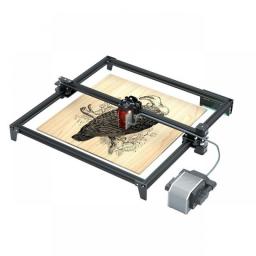 ZBAITU 80W CNC Powerful Commercial Mini Laser Cutting And Engraving Machine 10W Optical Power Engraver With Air Compressor Pump