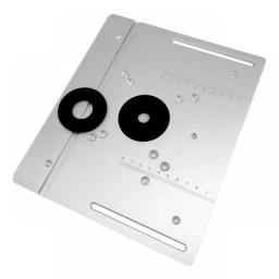 Mini Wood Router Woodworking Benche System Router Table Insert Plate With Miter Gauge And Fence For Electric Engraving Machine