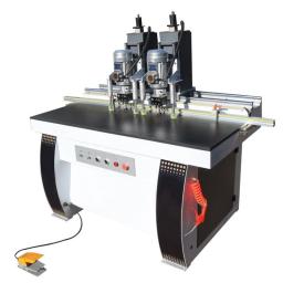 Double Head Hinge Hole Drilling Machine Wood Boring Machine For Cabinet Door Making