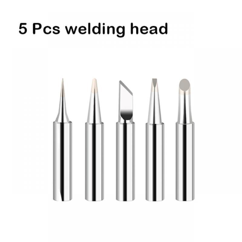 New Adjustable Temperature Electric Soldering Iron 220V 110V 60W Welding Solder Rework Station Heat Pencil Tips Repair Tools