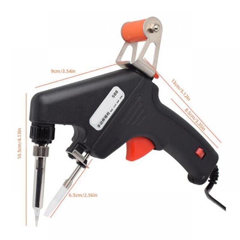 60W Electric Soldering Iron Tin Gun 110/220V Automatic Tin Feeding Gun Constant Temperature Heat Gun Welding Machine Repair Tool
