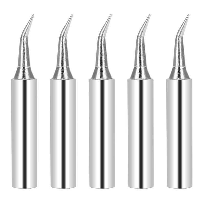 5Pcs Soldering Iron Tips Pure Copper 900M IS Soldering Iron Tips Solder Tip Tool Replacement for 936 Rework Station Wielding Tip