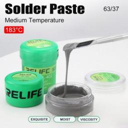 183 DegreeC 63/37 Medium Temperature Reballing Repair Soldering Paste Welding Flux Soldering Oil Gel CPU Tin