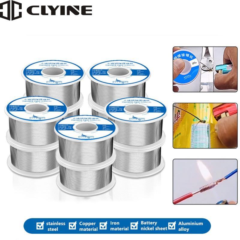 20/50/100g Solder Soldering Wire Rosin Core Tin Welding High Purity Low Melt Disposable Lighter Solder Wire Flux For Soldering