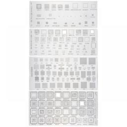 4PCS Universal BGA Stencil For MTK MSM Samsung Huawei Xiaomi IPad CPU RAM PM Power IC Reball Pin BGA Direct Heat Template