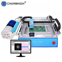 Desktop SMT Pick And Place Machine , Vision System Closed Loop Control , 29pcs  Or 58PCS Feeders ,0402-5050 SOP QFN TQFP