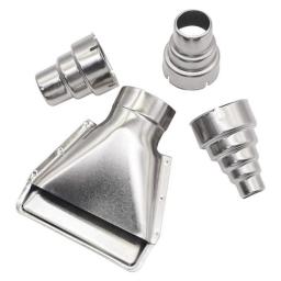 4pcs Hot Air Gun Nozzle Heat Gun Welding Nozzles Stainless Steel Nozzles Electric Heat AirGun Nozzles For Soldering Station Weld