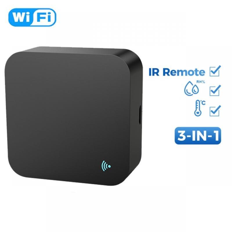 Tuya IR WiFi Universal Smart Remote Control For TV DVD AUD With Temperature And Humidity Sensor Support Alexa Google Home Alice